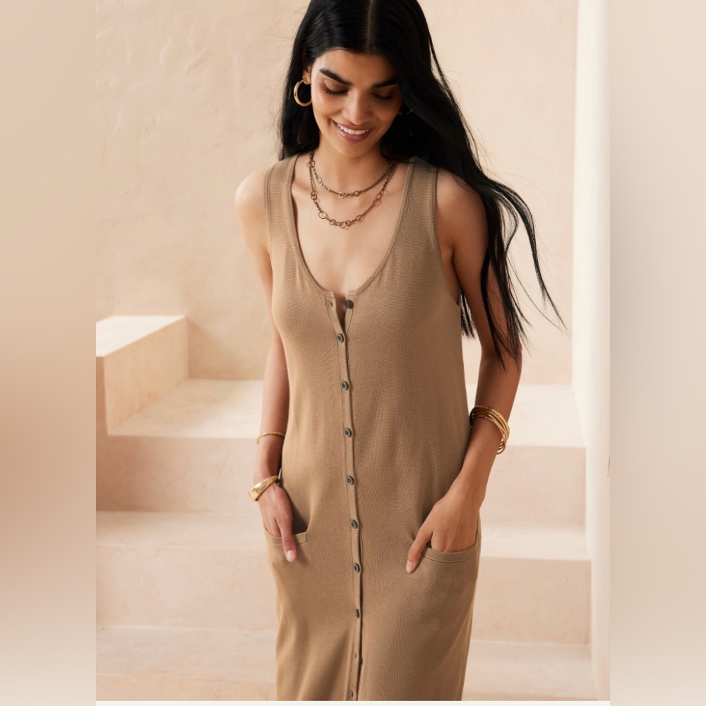 Banana Republic Cardigan Midi dress